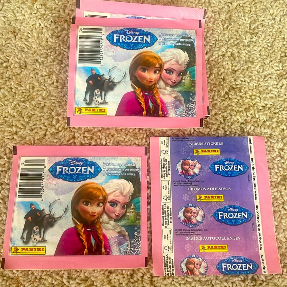Disney FROZEN stickers 7pack variety